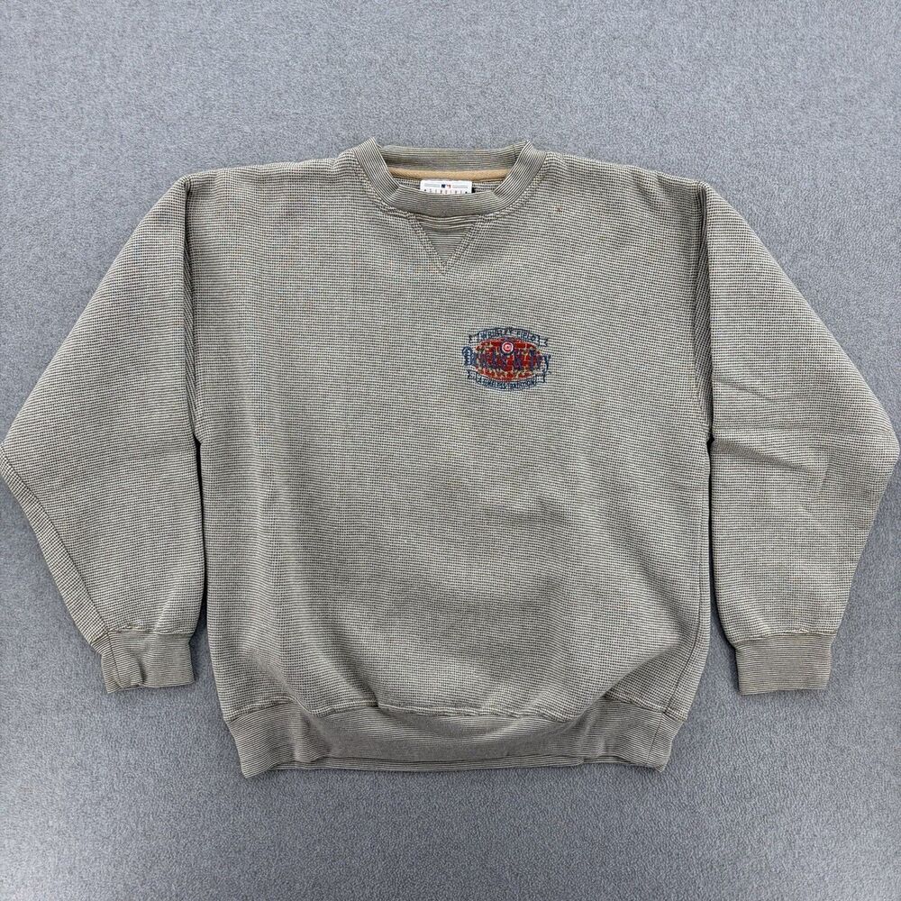 Vintage 90s Chicago Cubs Wrigley Field Bricks Ivy Crewneck Sweatshirt L MLB